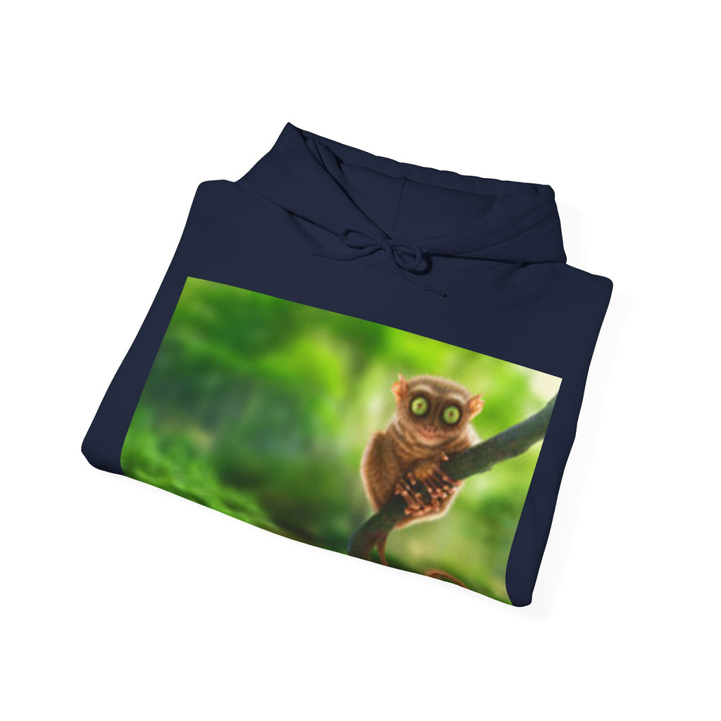 Tarsier Hoodie – Cute Tropical Night Monkey Graphic Sweatshirt