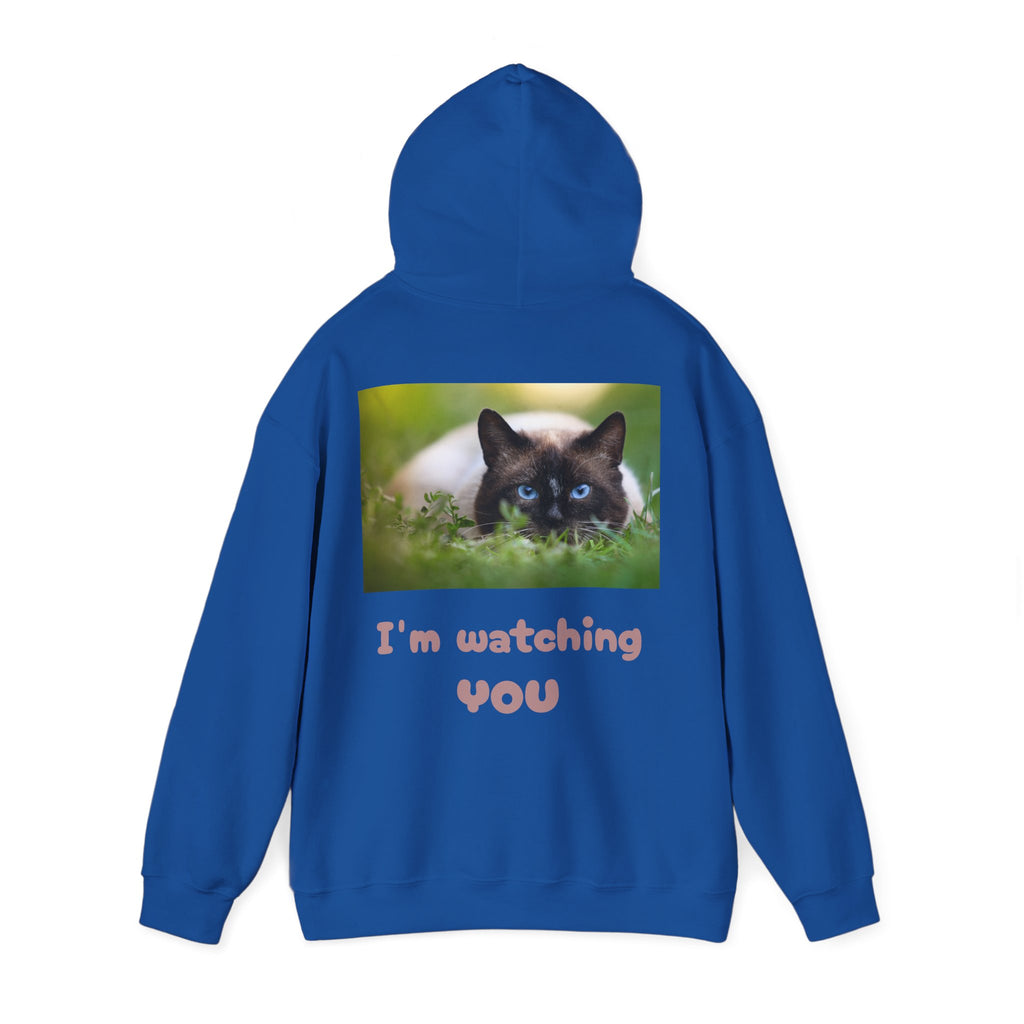 Siamese Cat Photo Hoodie – Blue-Eyed Cat Graphic Sweatshirt