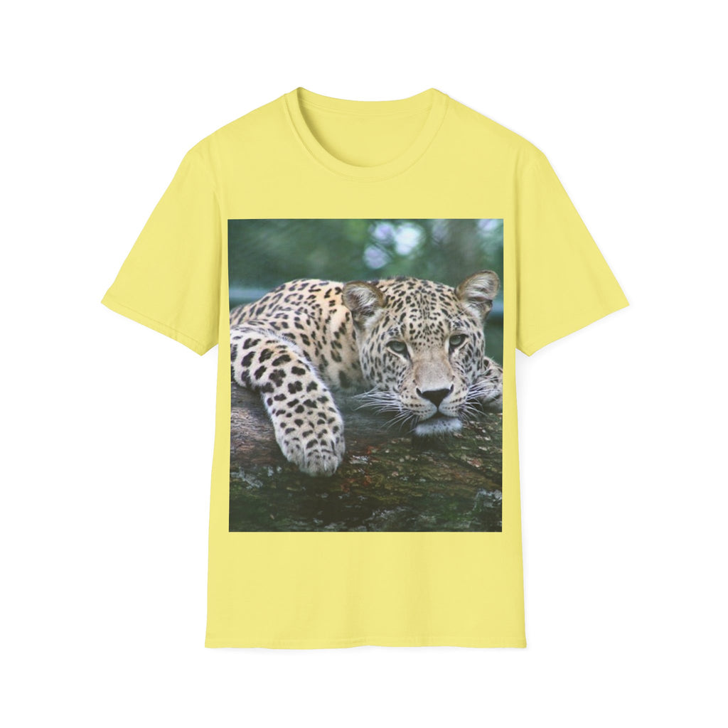 Leopard Gaze T-Shirt — Bold Wildlife Photo Tee
