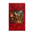 Christmas Santa Hand Towel — Festive Holiday Kitchen Towel with Santa & Tree