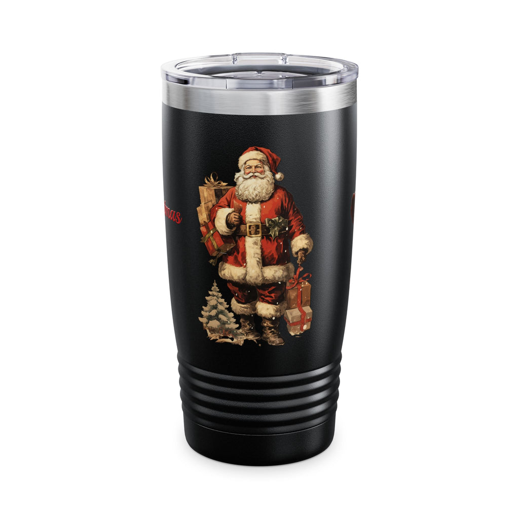 Vintage Santa 20oz Tumbler — Merry Christmas Travel Mug