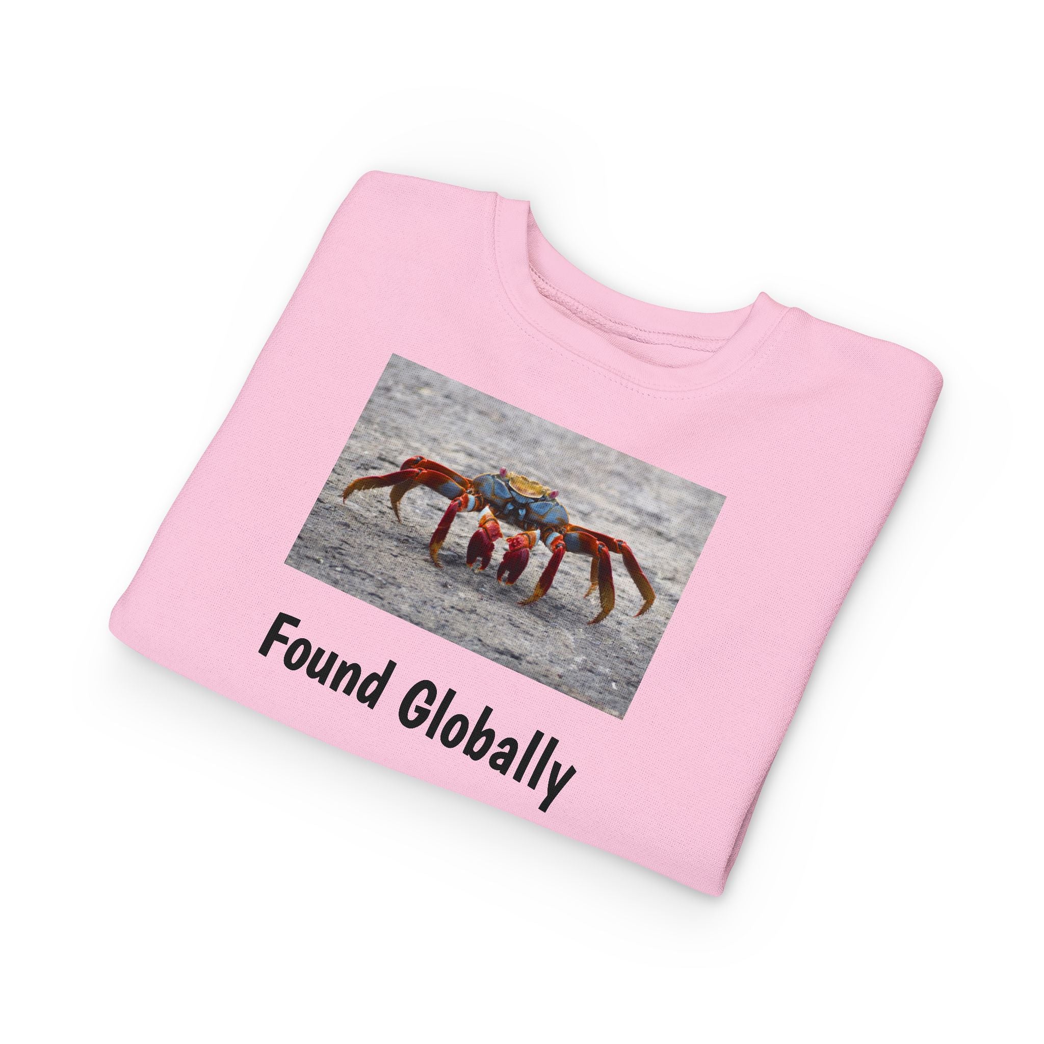 Toddler Sweatshirt - Colorful Fiddler Crab Beach Graphic