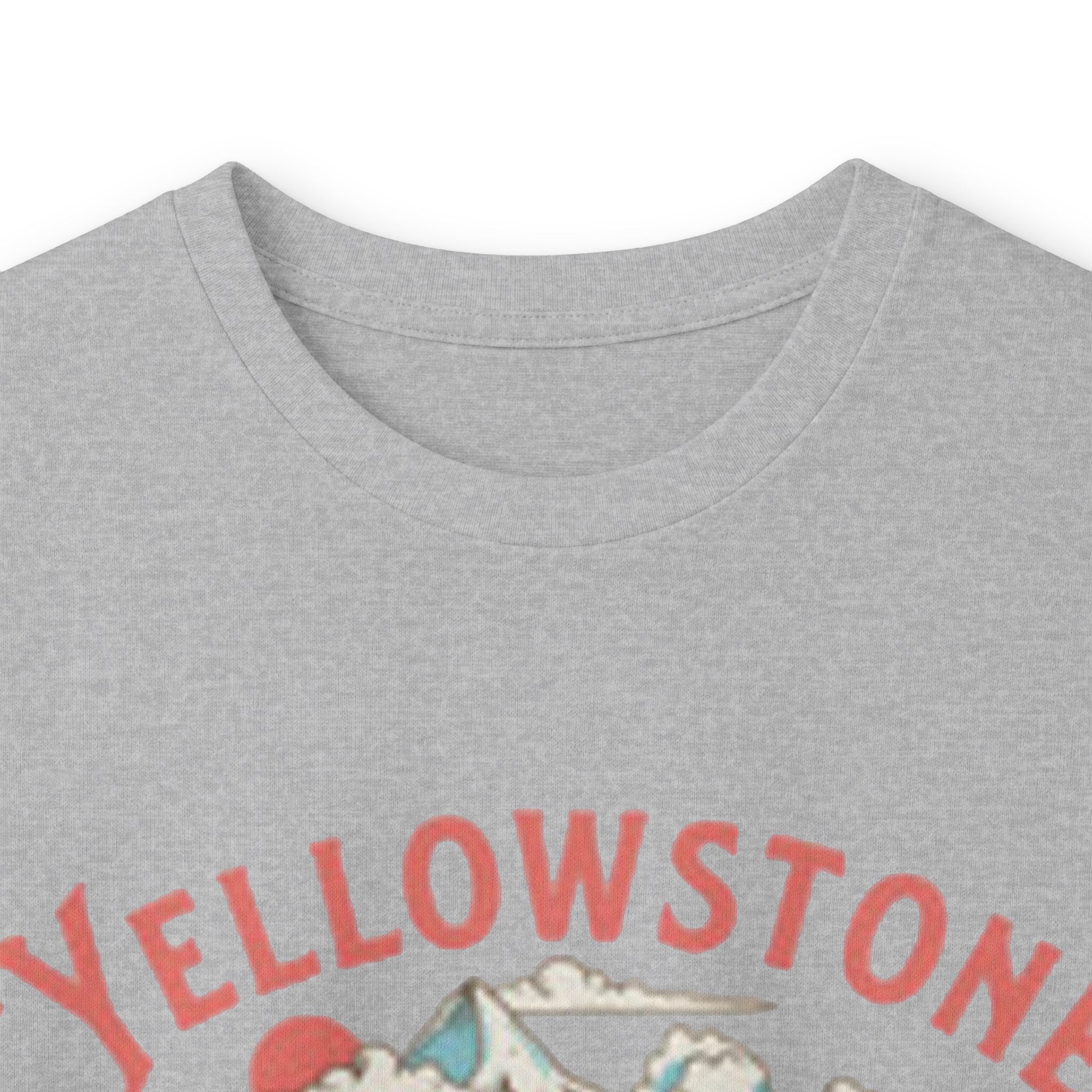 Yellowstone National Park Long Sleeve Tee — Vintage Mountain Camping T-Shirt