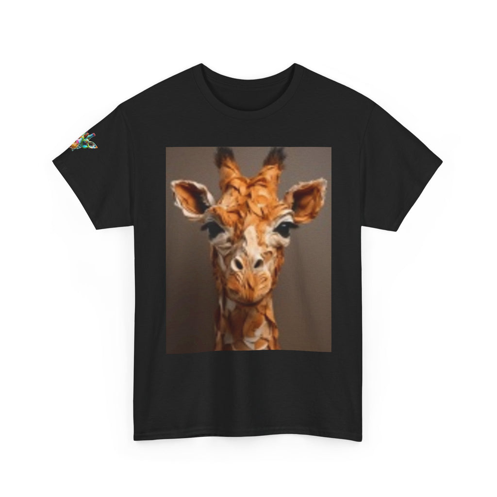 Giraffe Portrait Tee - Cute Watercolor Animal Graphic T-Shirt
