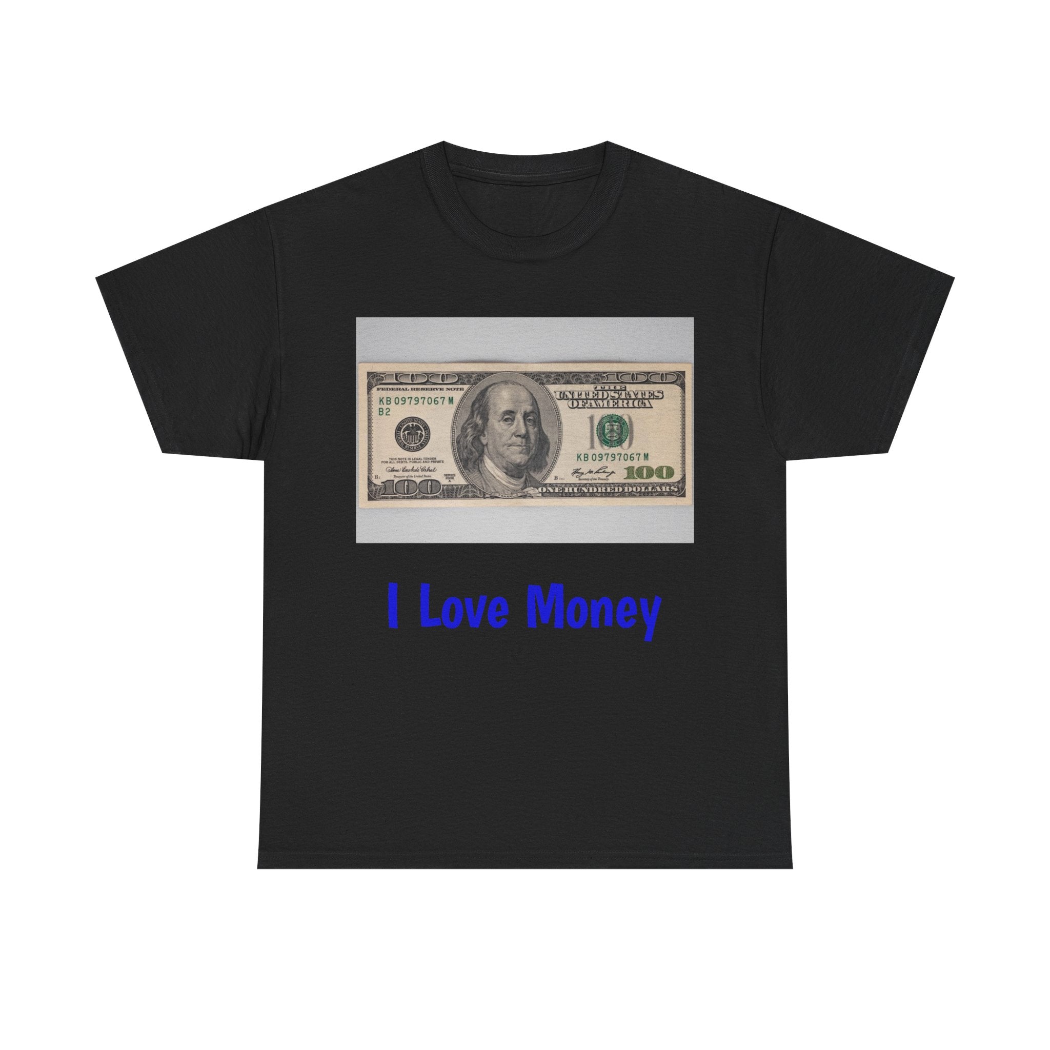 Money Print T‑Shirt – 100 Bill Graphic Tee