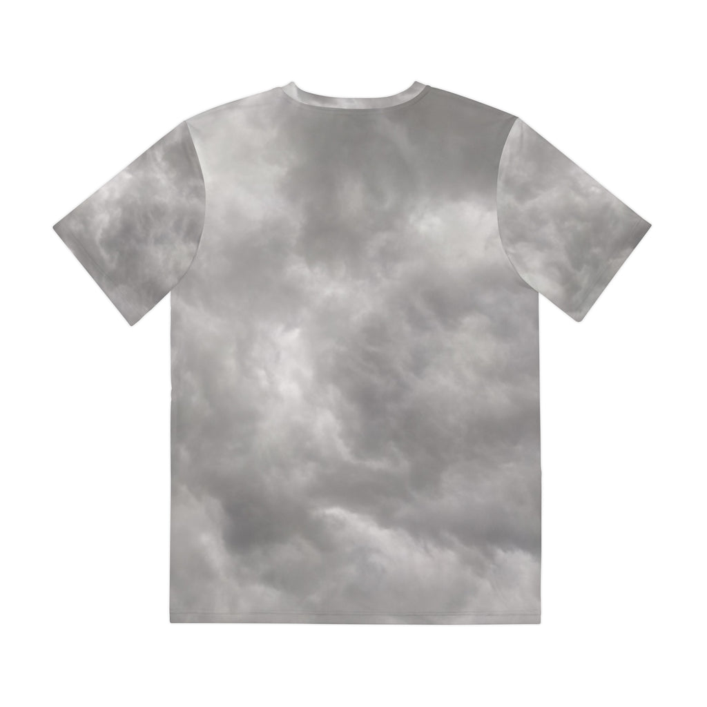Men’s Earth Cloudy Sky & Earth Facts T-Shirt