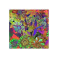 Holographic Floral Napkins (Set of 4) — Rainbow Party & Holiday Table Decor