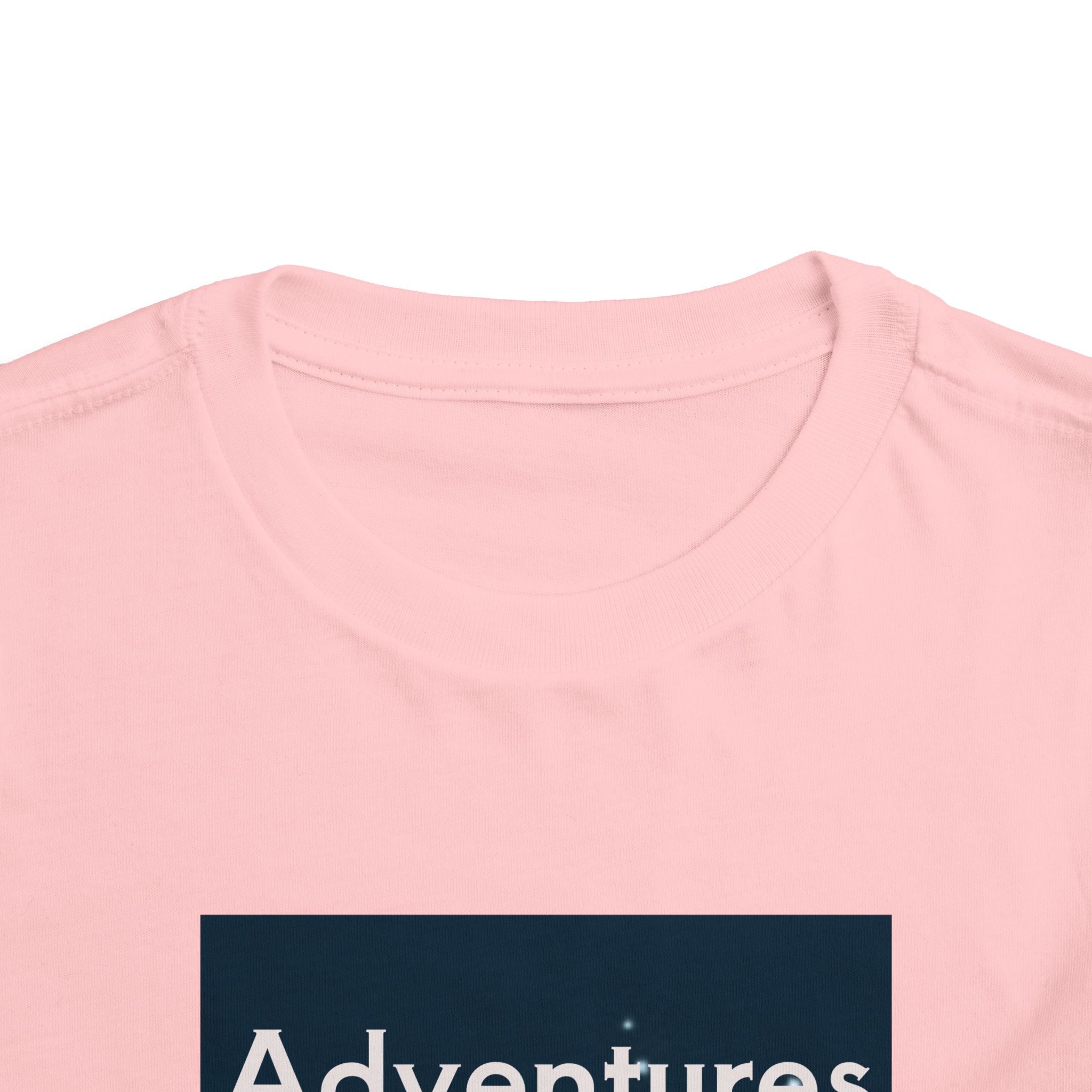 Toddler T-shirt — Adventures Cute Astronaut & Retro Space Rockets Design