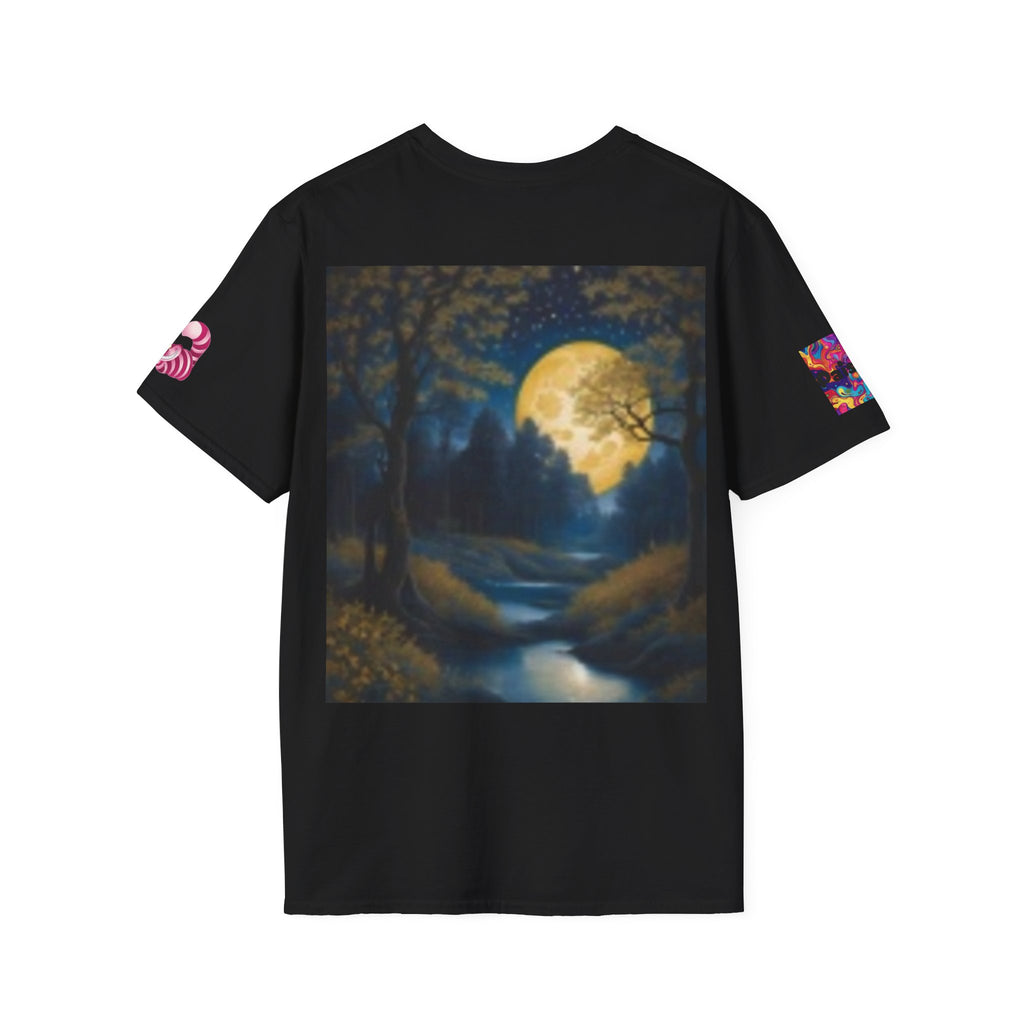 Paisley Tee — Vintage Glam Face Print T‑Shirt