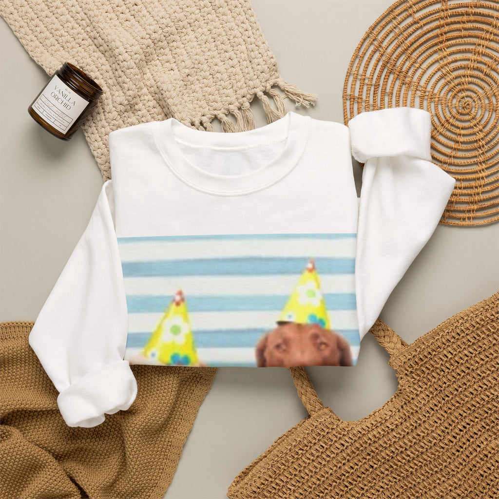 Birthday Dogs Happy Birthday to Me Crewneck Sweatshirt