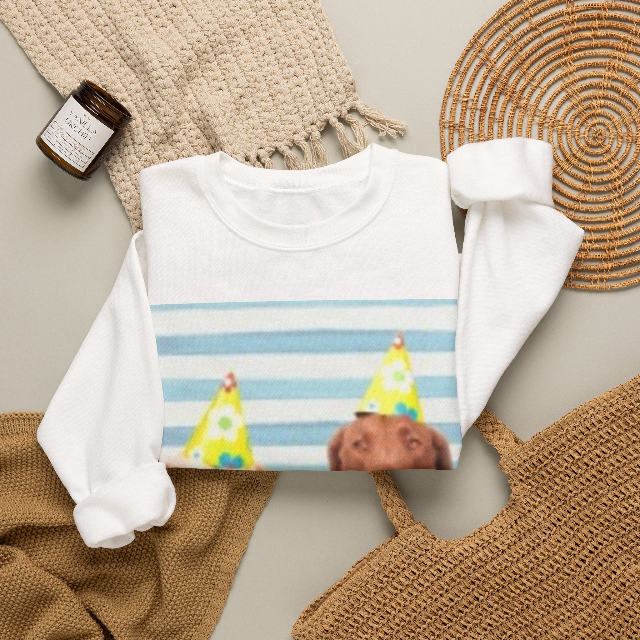 Birthday Dogs Happy Birthday to Me Crewneck Sweatshirt