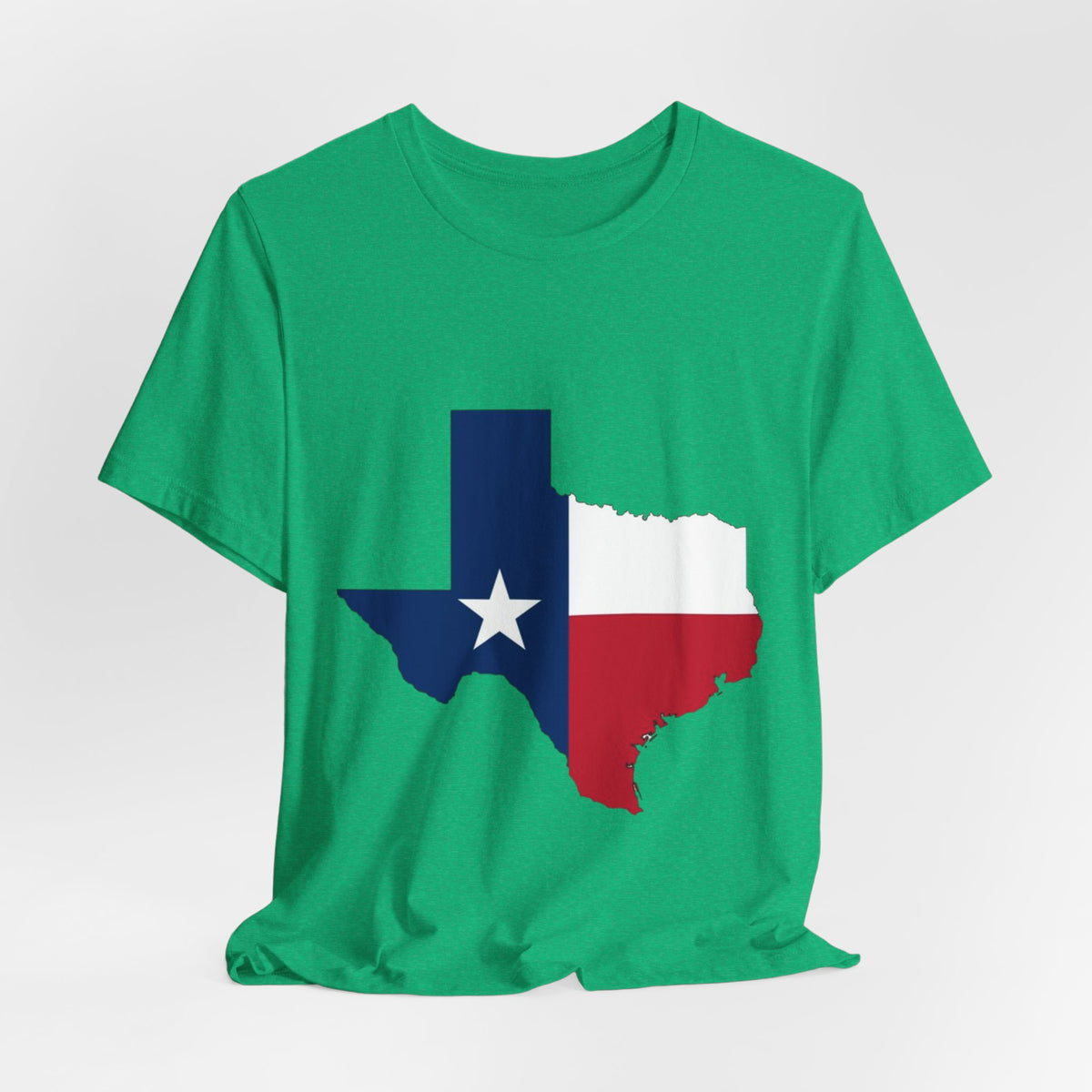 Texas Flag T-Shirt — Texas State Outline with Lone Star