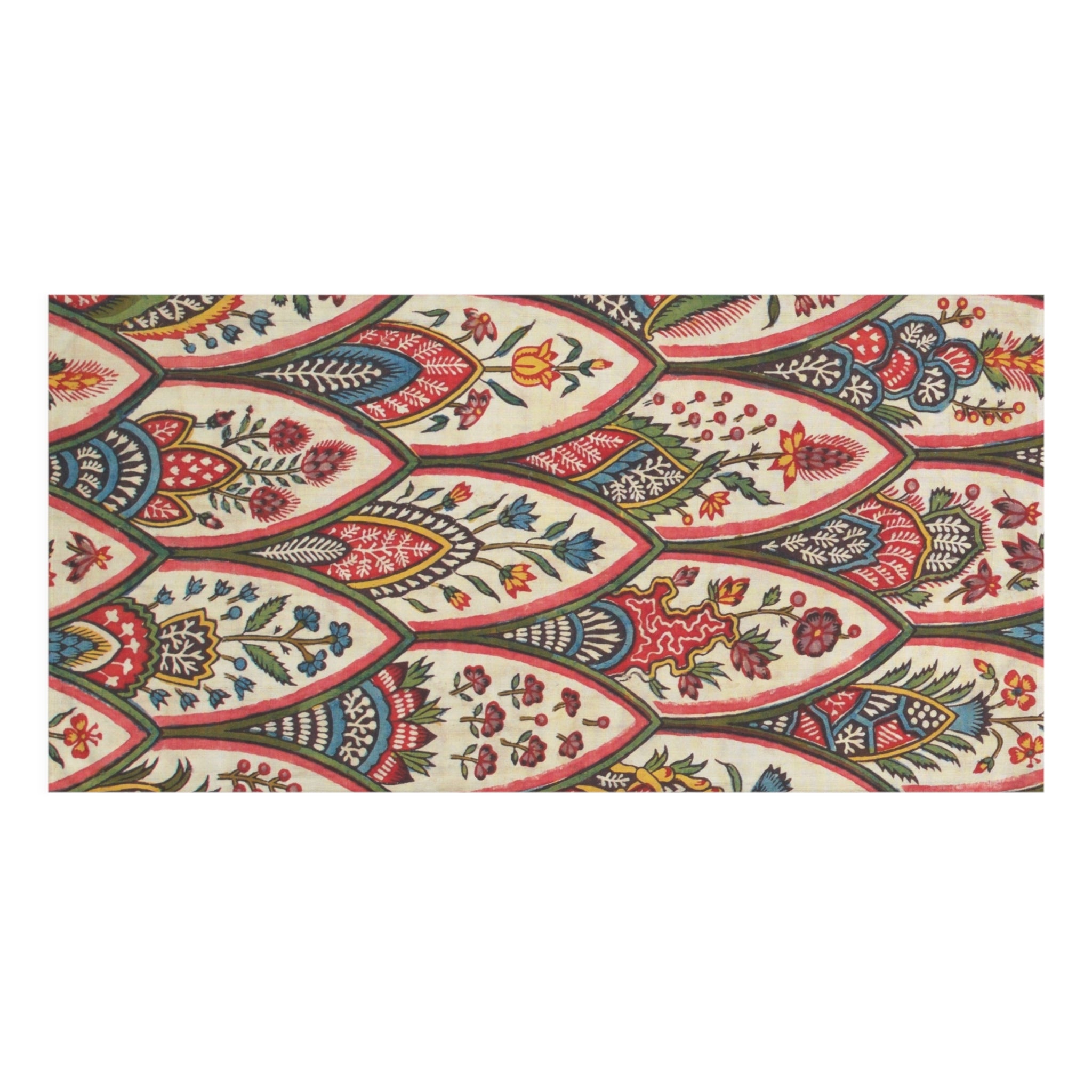 Floral Paisley Cotton Towel — Boho Botanical Bath & Beach Towel