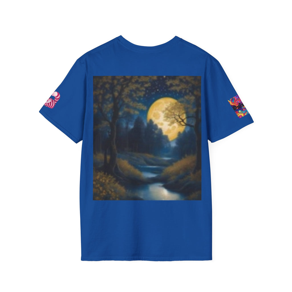 Paisley Tee — Vintage Glam Face Print T‑Shirt