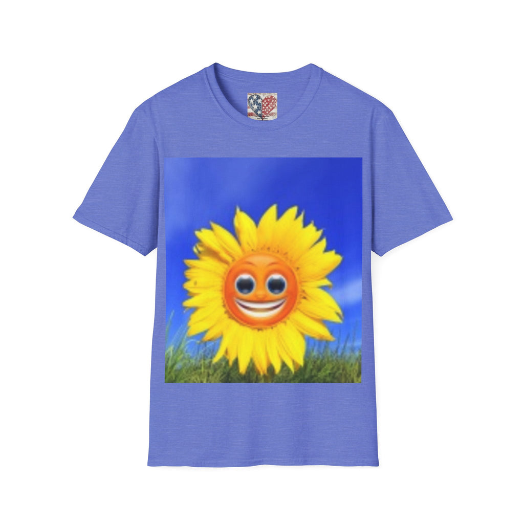 Sunflower Smile T-Shirt — Bright Happy Floral Graphic Tee