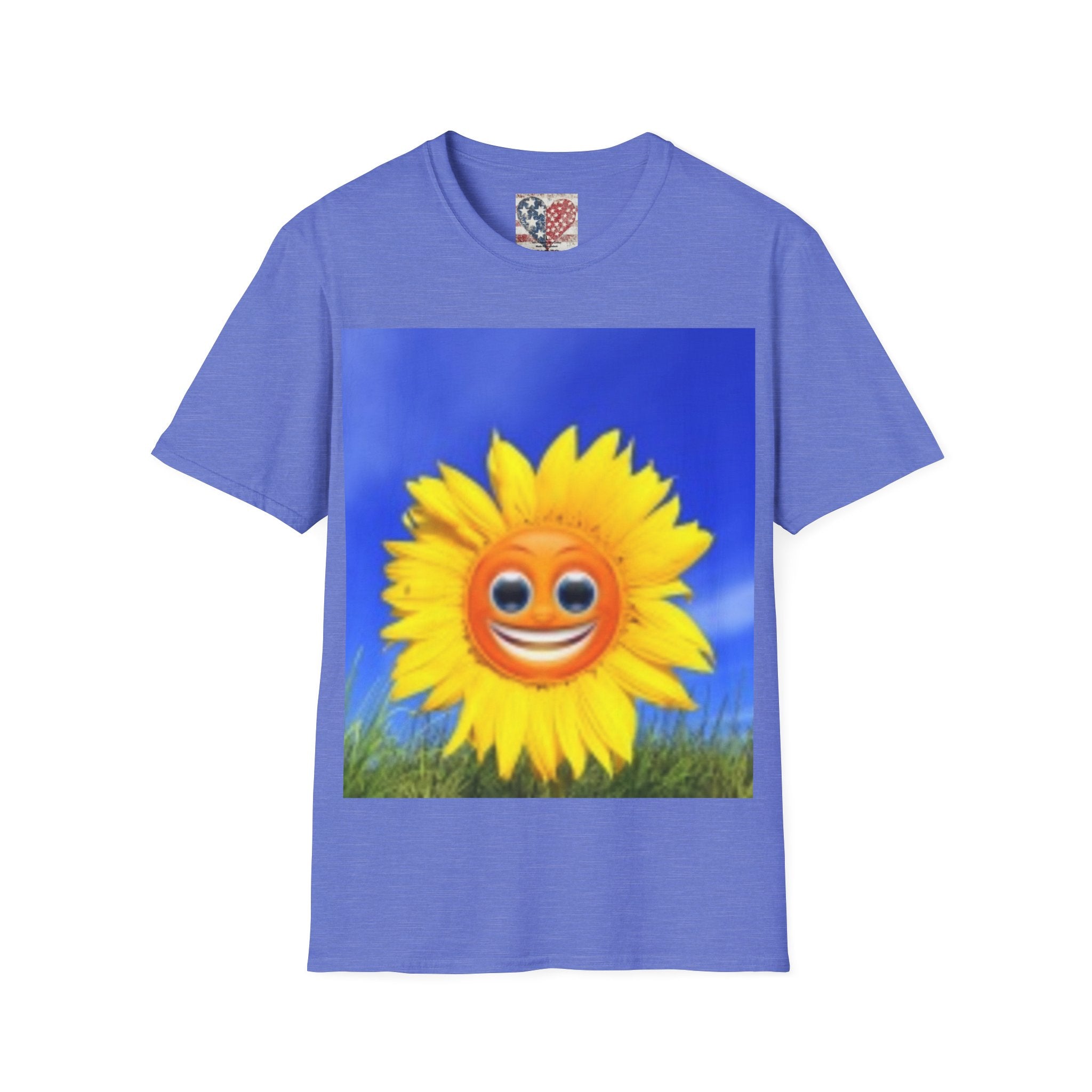 Sunflower Smile T-Shirt — Bright Happy Floral Graphic Tee