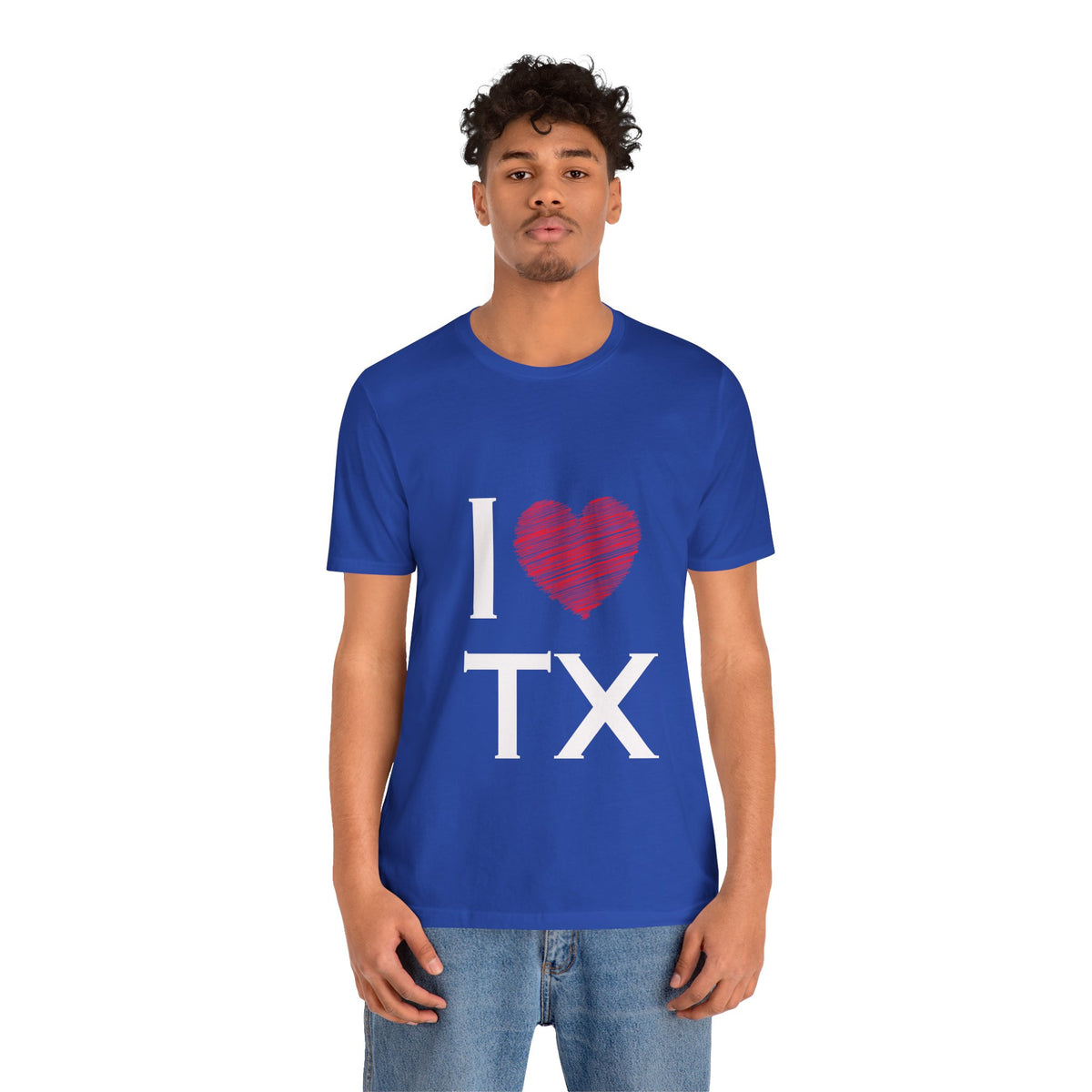 I  Love TX T-Shirt - Texas Love Graphic Tee