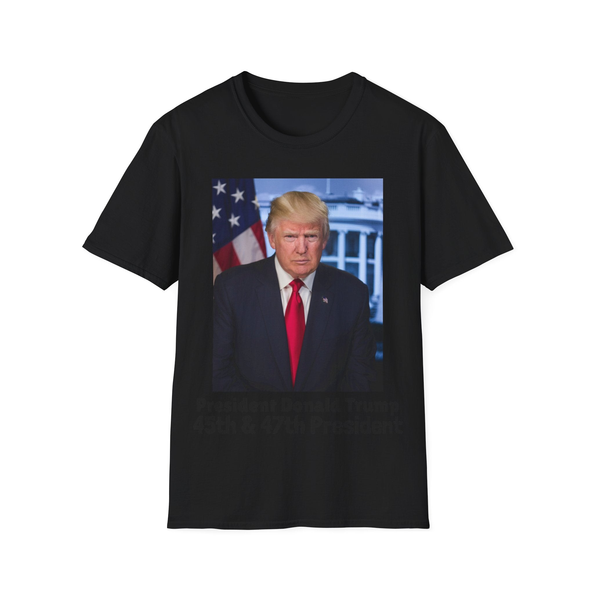 Camiseta del presidente Donald J TRUMP — Camiseta con la bandera patriótica