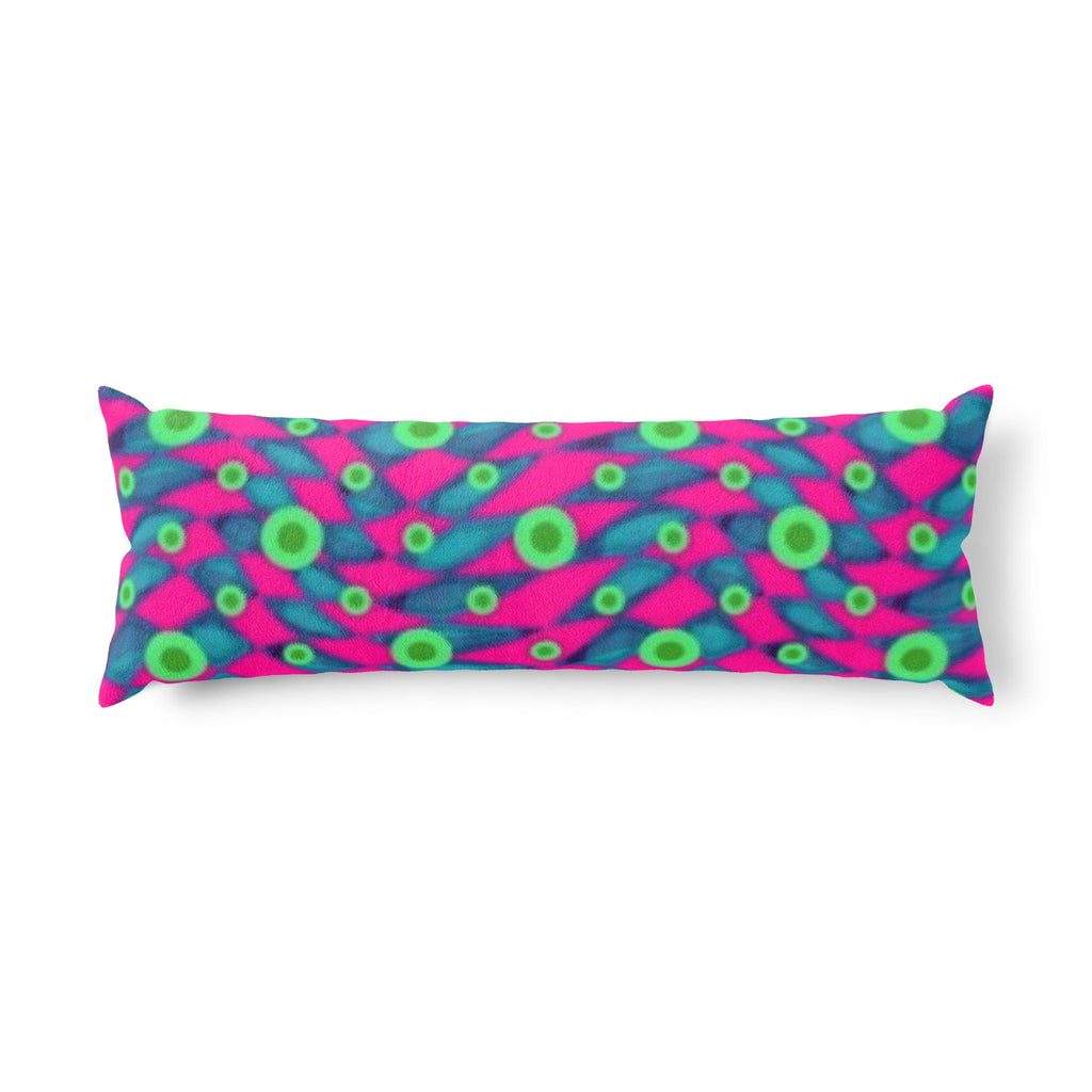 Retro Cat Convertible Body Pillow — Vibrant Pop Art Roadtrip Décor