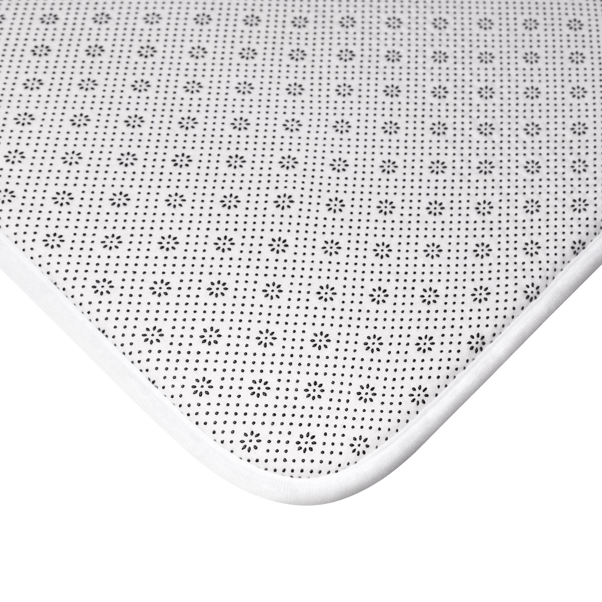 Psychedelic Floral Bath Mat — Colorful Daisy Anti‑Slip Bathroom Rug