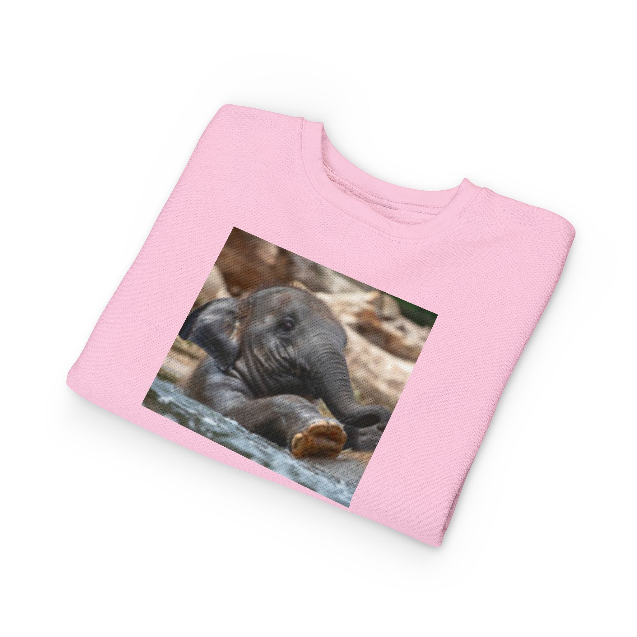 Toddler Sweatshirt - Cute Baby Elephant Nap Photo Sweatshirt for Kids