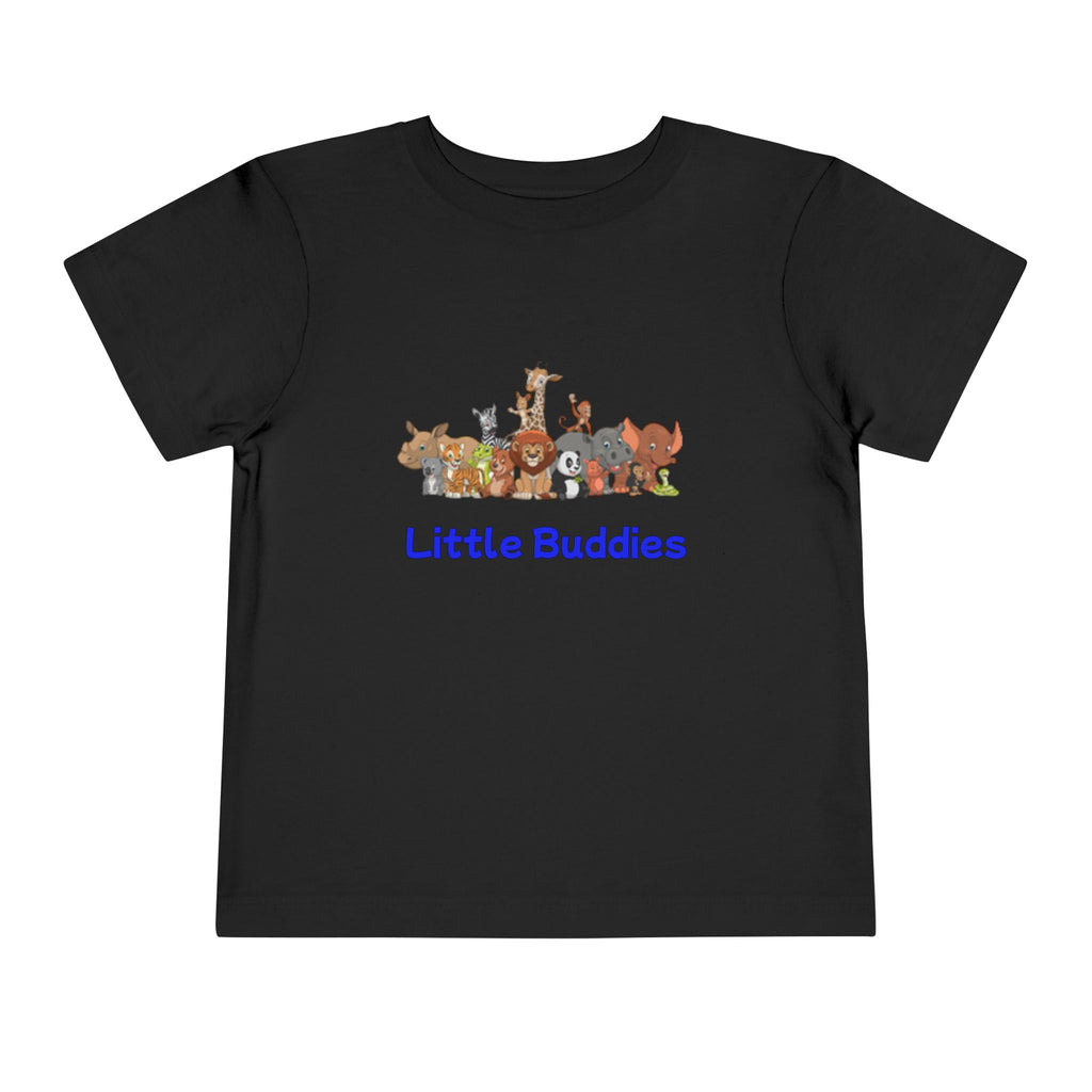 Toddler Tee — Colorful Rainbow Heart & Cute Animal Friends
