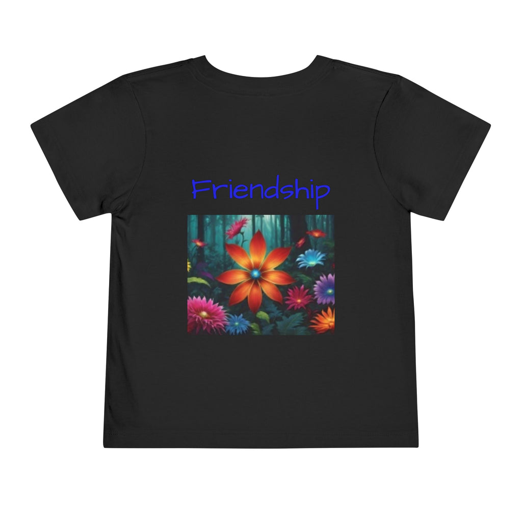 Toddler T-shirt— Cute Cartoon Animal Friends "Friendship" Graphic Shirt