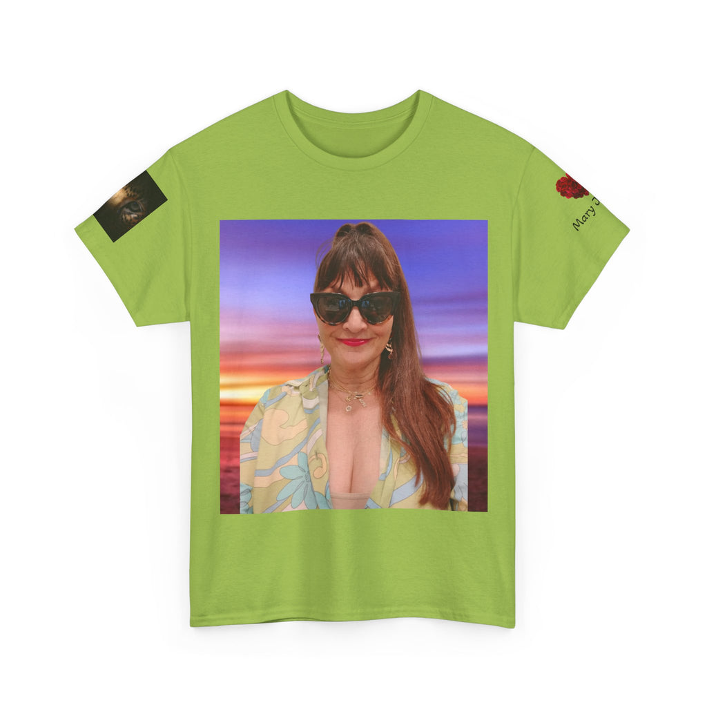 Mary Jordan  T-shirt— Retro Sunset Graphic T-Shirt