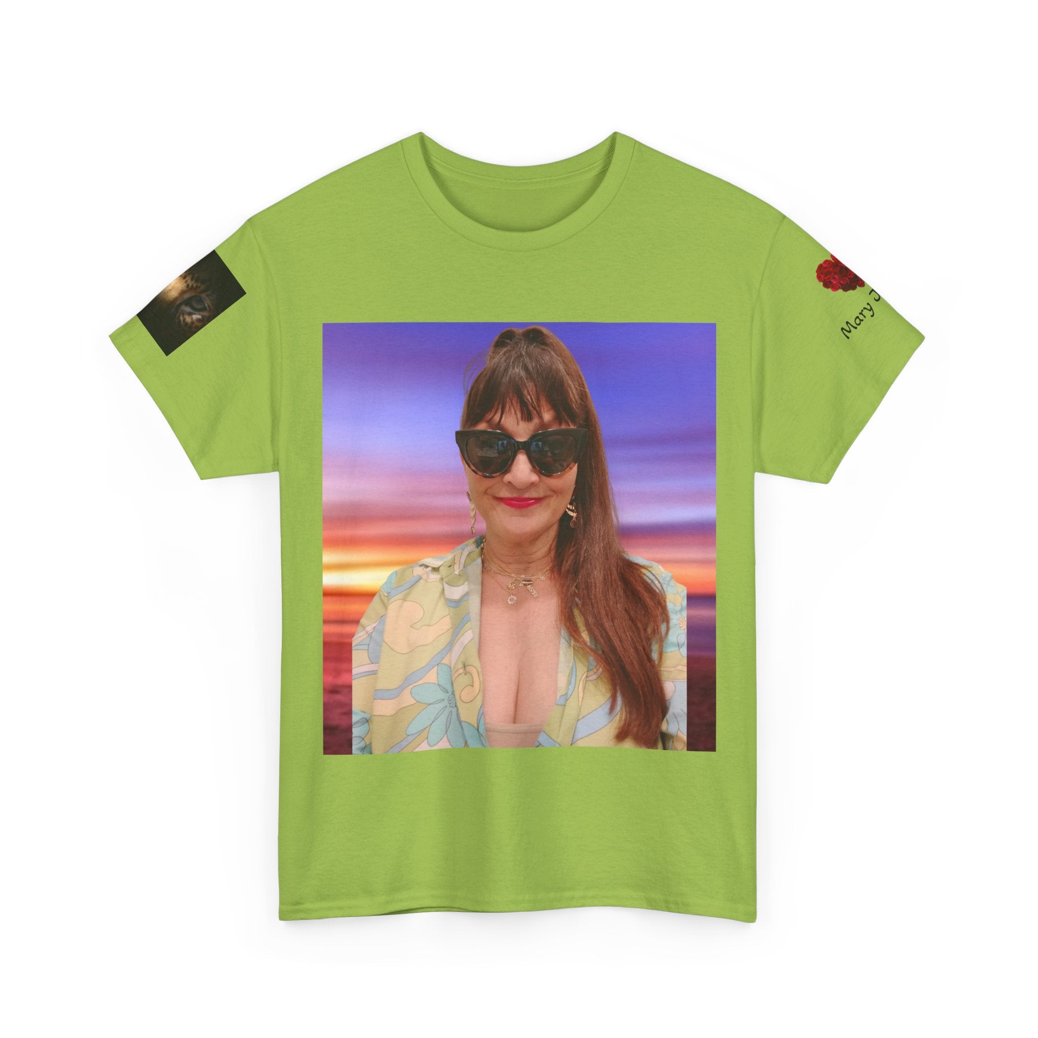 Mary Jordan  T-shirt— Retro Sunset Graphic T-Shirt