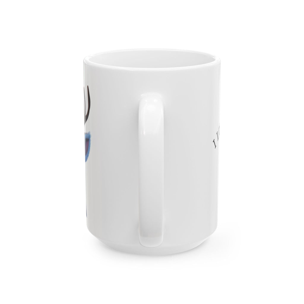 Christmas Reindeer Ceramic Mug – "I Love  Christmas" Cute Holiday Coffee Cup (11oz & 15oz)