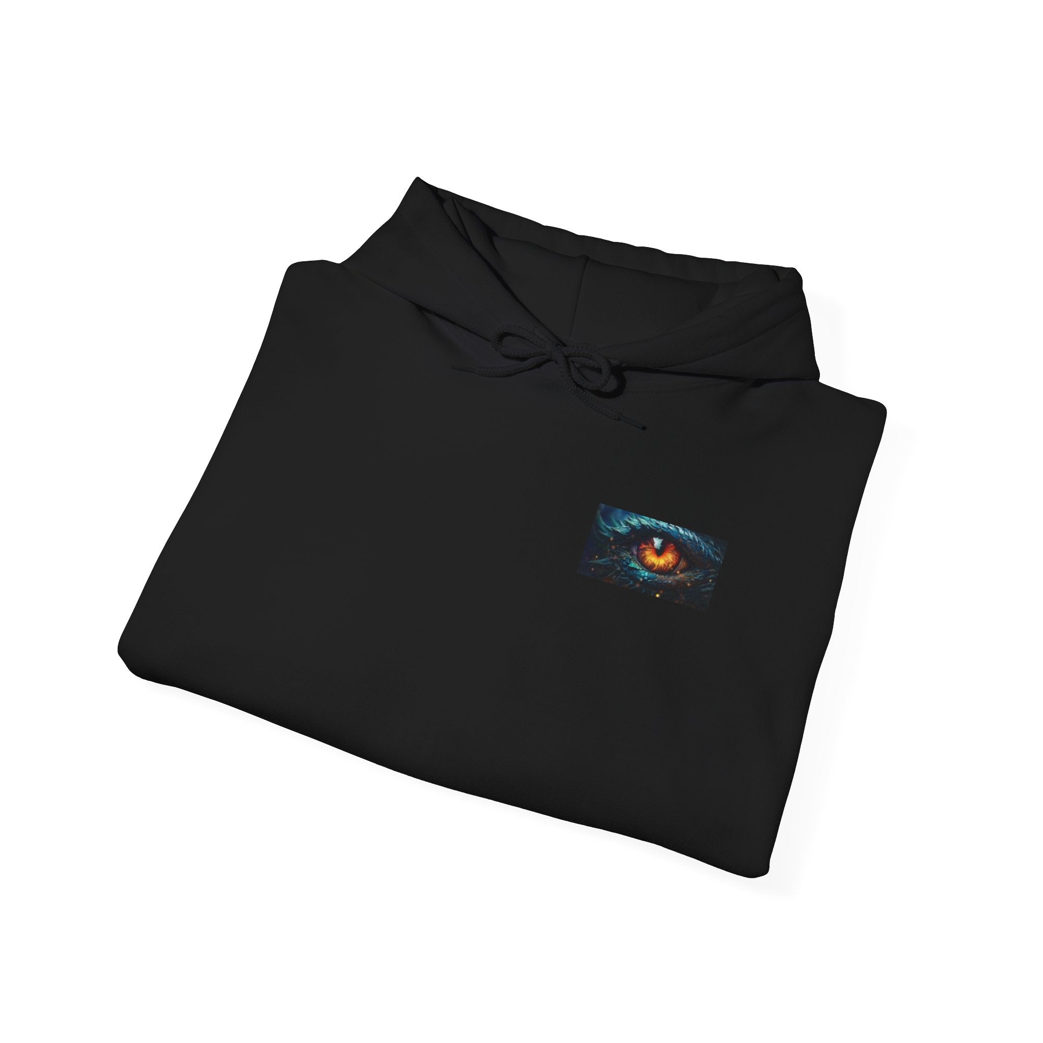 Dragon of Fire Hoodie — Fiery Ouroboros Graphic Hooded Sweatshirt