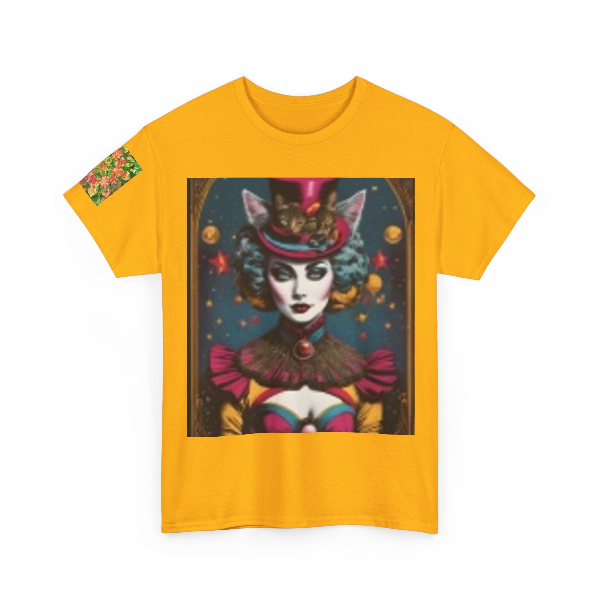 Mystical Carnival Fox Woman T‑Shirt
