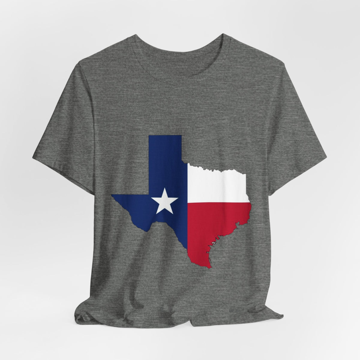 Texas Flag T-Shirt — Texas State Outline with Lone Star