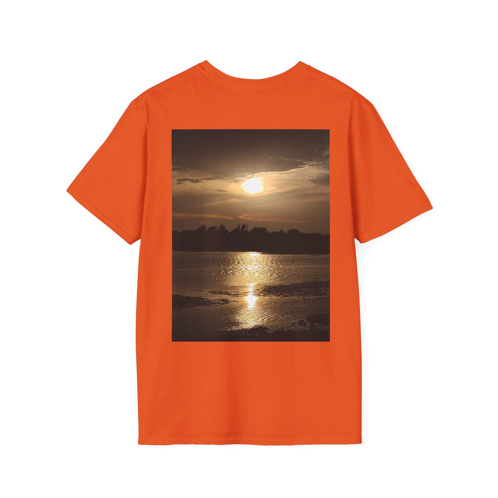 Dog Love You & Beautiful Sunset Unisex Softstyle T-Shirt Pet Lovers T-shirt