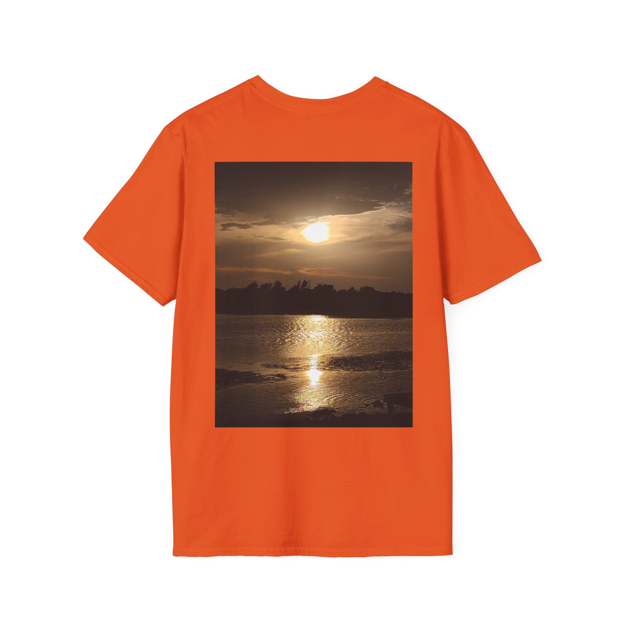 Dog Love You & Beautiful Sunset Unisex Softstyle T-Shirt Pet Lovers T-shirt