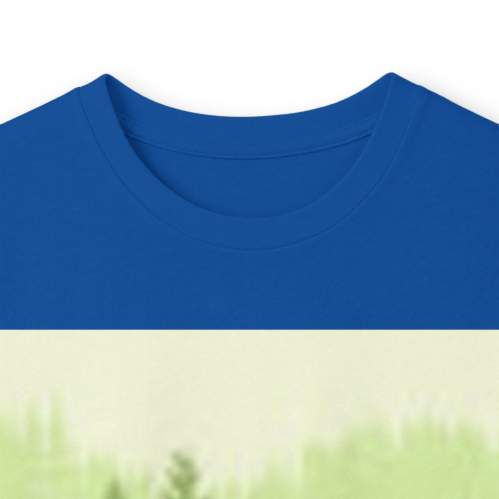 Forest Deer Sunset Long Sleeve Tee — Nature Silhouette Graphic Shirt