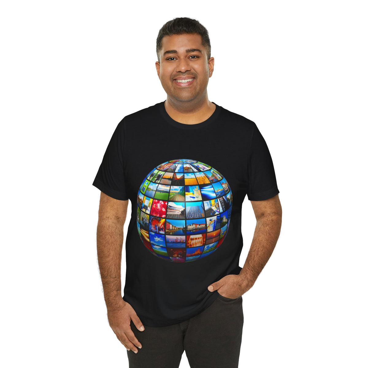 Global Travel Photography World Globe T-Shirt