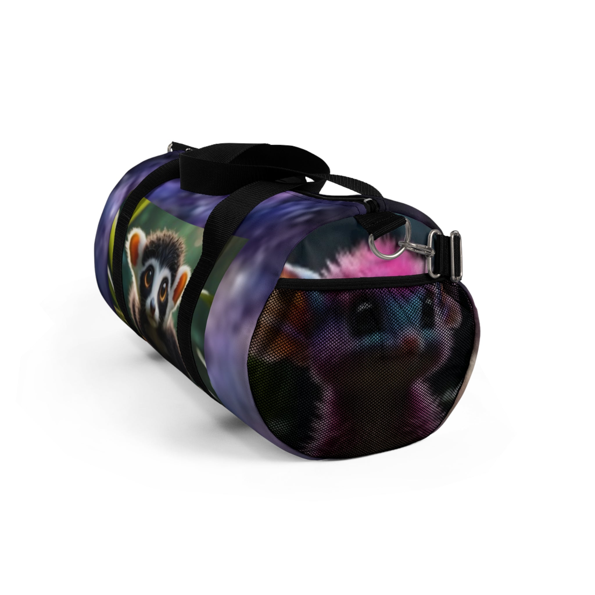 Galaxy Night & Four Animals  Duffel Bag – Cosmic Travel Gym Bag