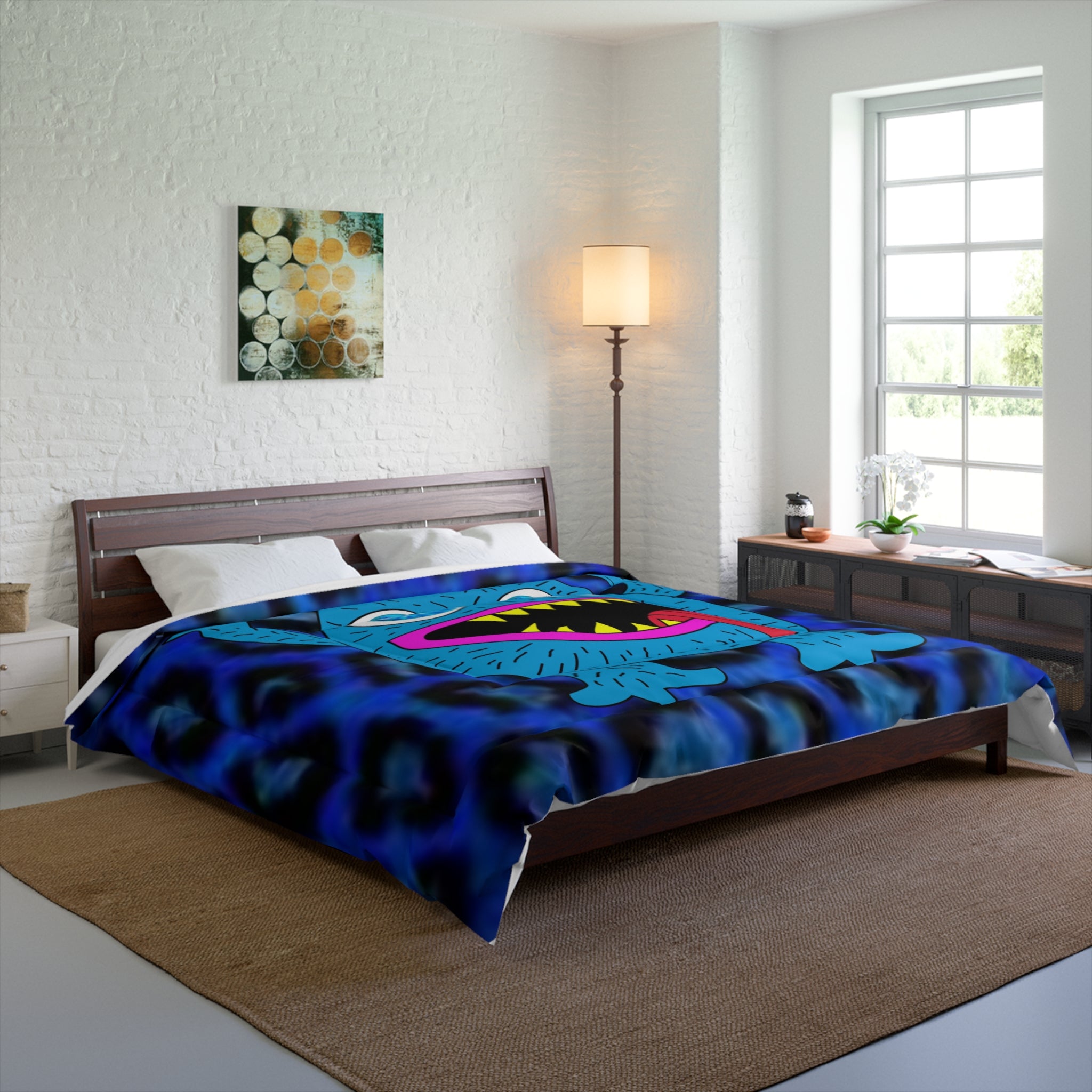 White Down-Alternative Comforter - Lightweight Cozy Bedding for All Seasons