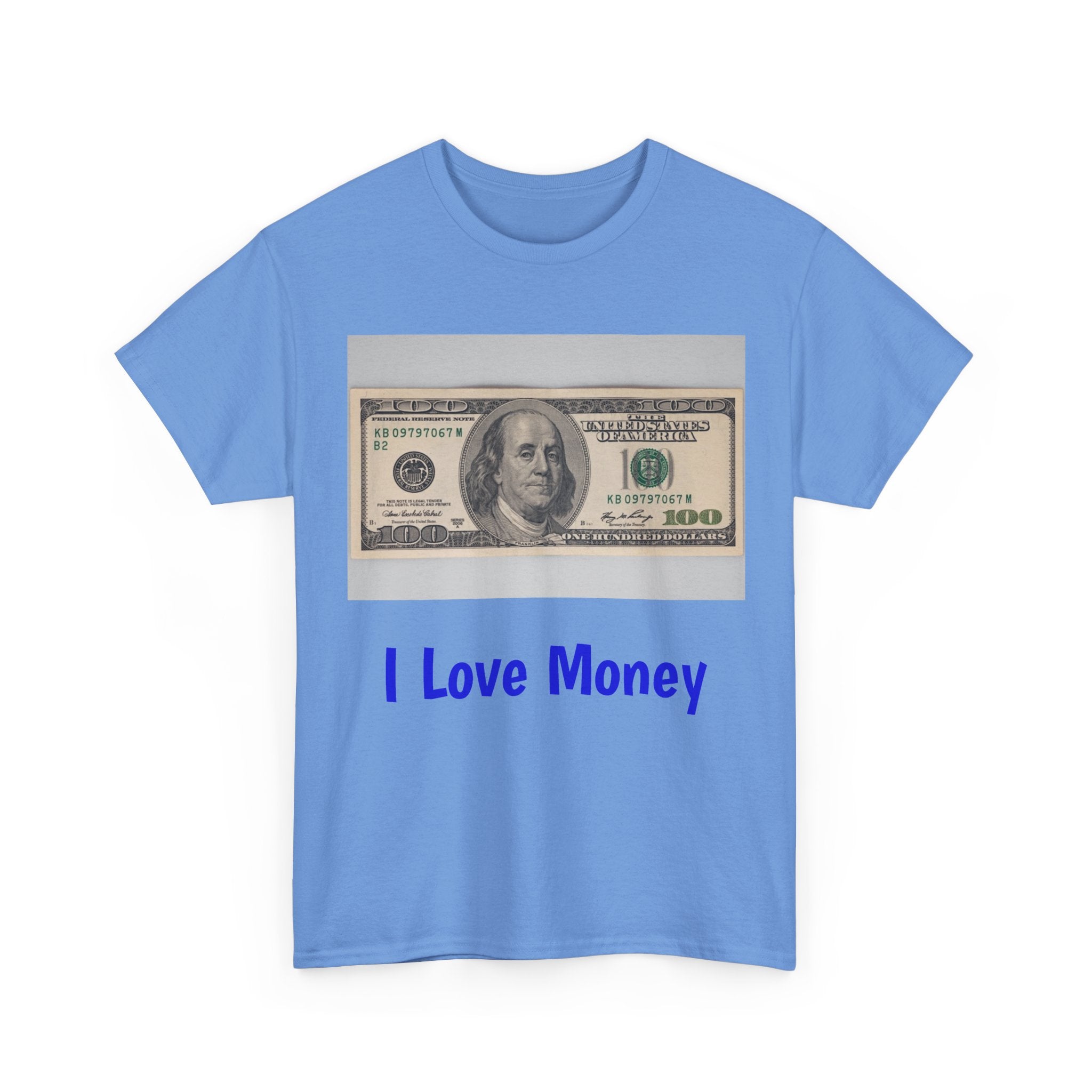 Money Print T‑Shirt – 100 Bill Graphic Tee