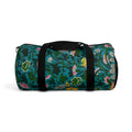 Floral Garden Duffel Bag – Teal Vintage Flower Travel Gym Bag