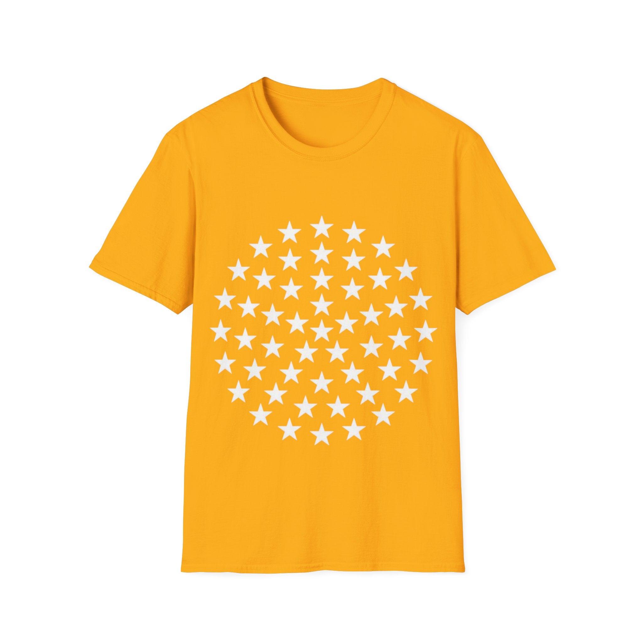 Racing Car Love Racing Patriotic Starburst Pocket T-Shirt – Blue Stars Chest Print