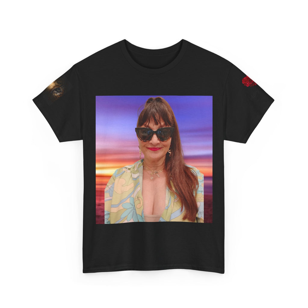 Mary Jordan  T-shirt— Retro Sunset Graphic T-Shirt
