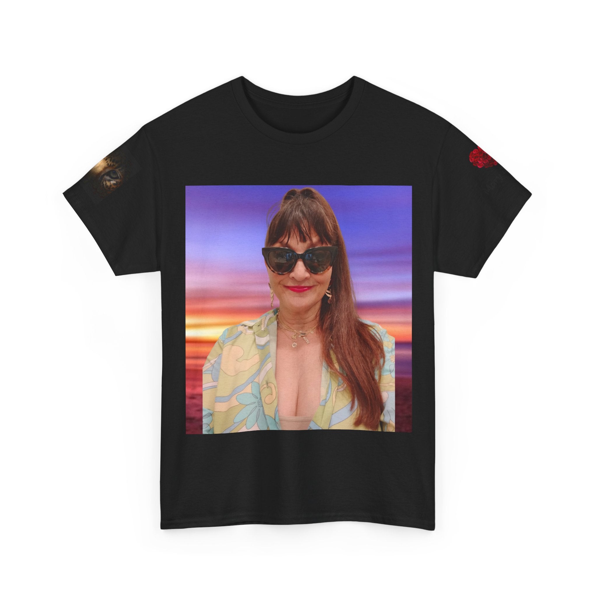Mary Jordan  T-shirt— Retro Sunset Graphic T-Shirt