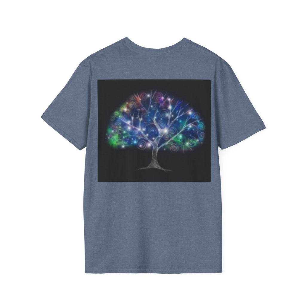 Surprised Sun & Moon T‑Shirt — Cute Cosmic Cartoon Solar Duo Tee