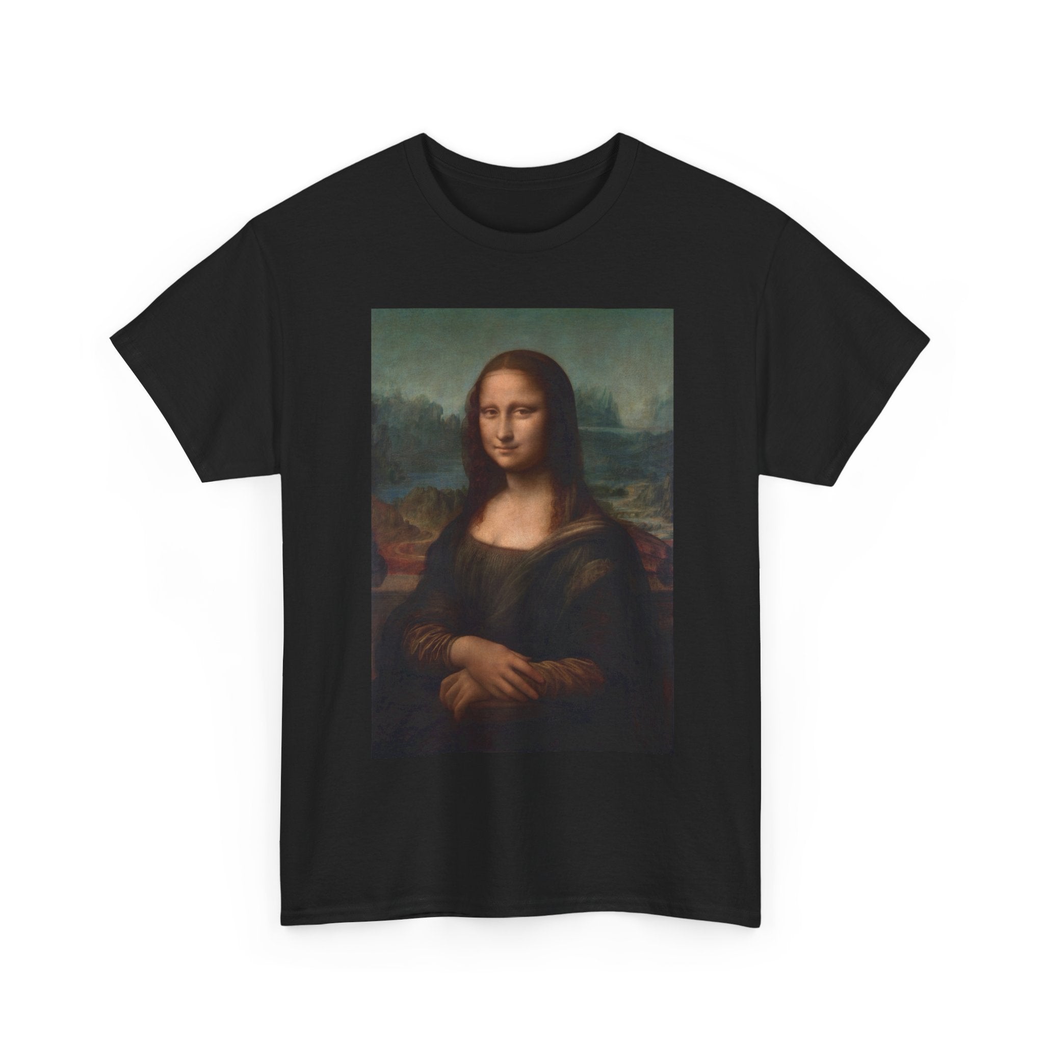 Mona Lisa Art Print T-Shirt — Classic Renaissance Portrait Tee
