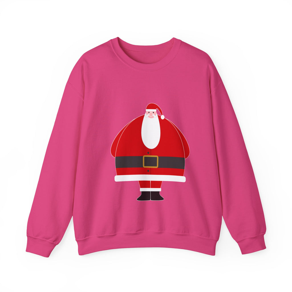 Santa Graphic Sweatshirt — Cute Holiday Christmas Crewneck