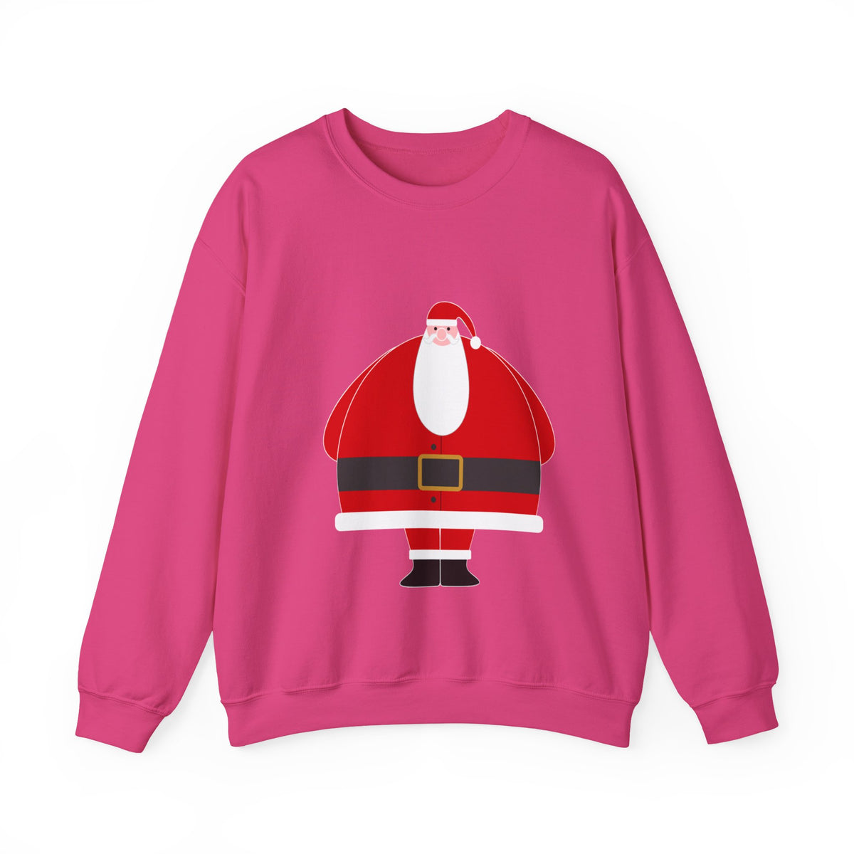Santa Graphic Sweatshirt — Cute Holiday Christmas Crewneck