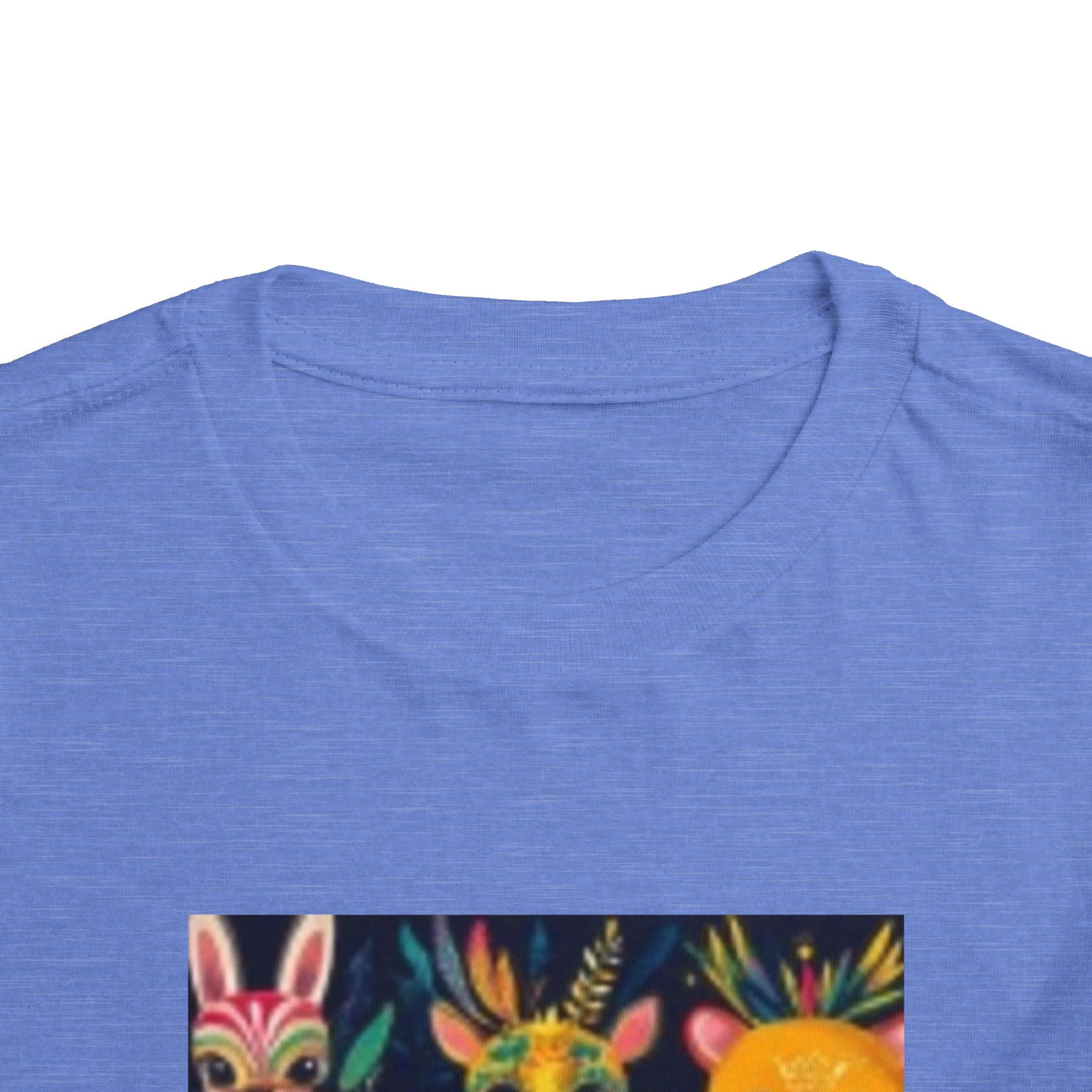 Toddler T-shirt — Colorful Forest Animal Faces Toddler Shirt
