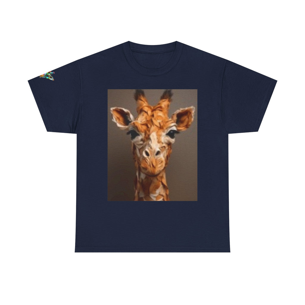 Giraffe Portrait Tee - Cute Watercolor Animal Graphic T-Shirt